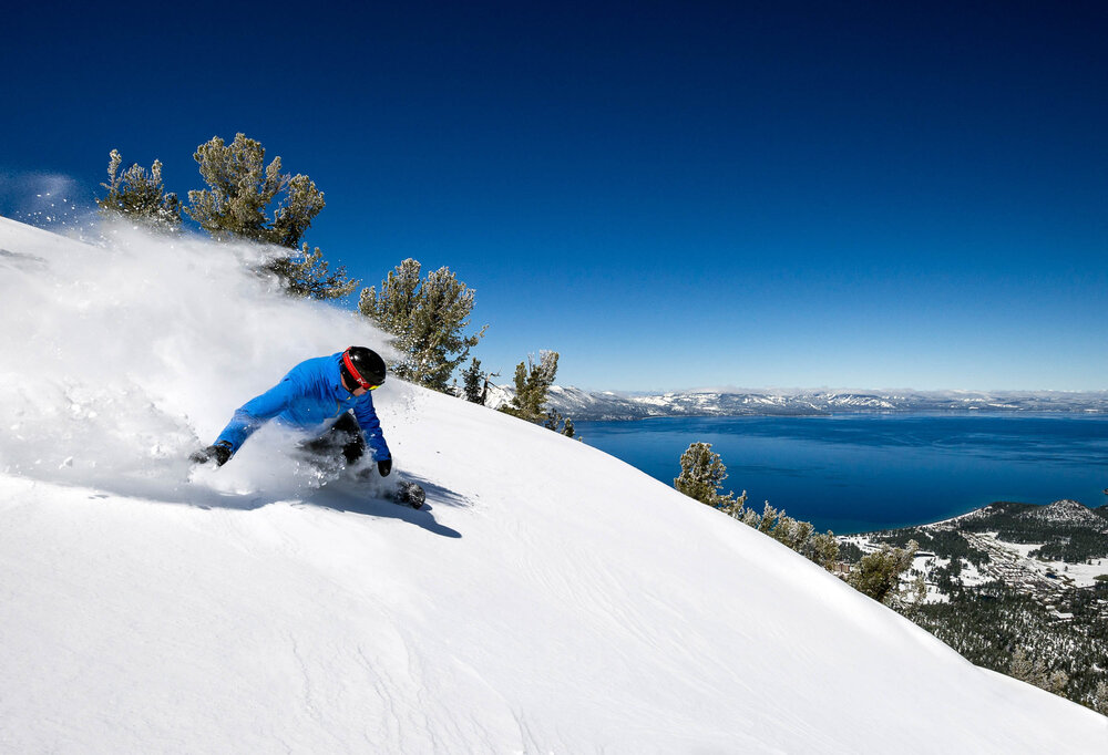  Snowboarder at Heavenly  Rachic Dahnoun | Courtesy Tahoe South  