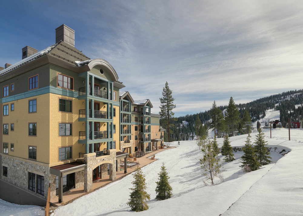  True ski-in, ski-out lodgings: At Northstar's mid-slope Constellation Residences (and the neighboring Ritz-Carlton, Lake Tahoe) guests ski downhill to the lifts at the start of the day, and ski back downhill to get home at the end of the day.  Court