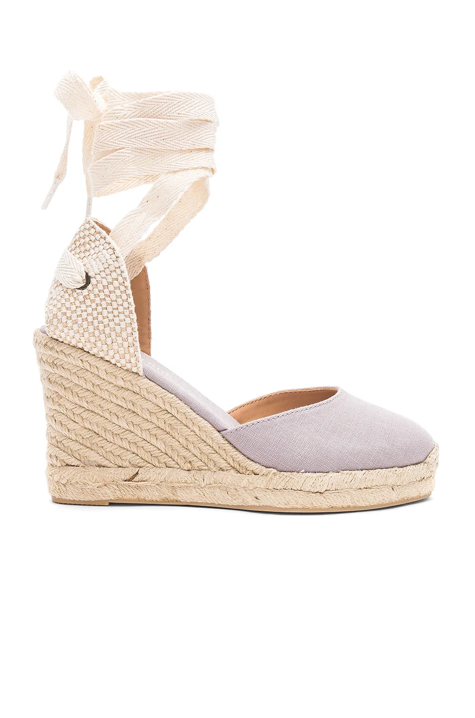 gray closed toe wedges