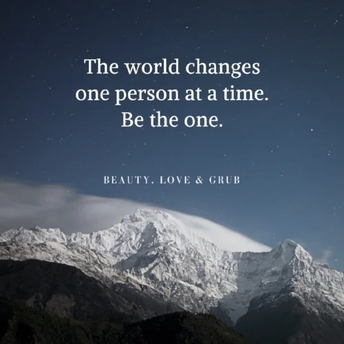 be the one quote BLG
one person at a time.
Be the one..jpg
