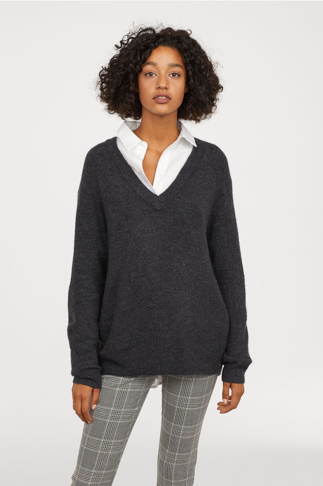 Basic V Neck Sweater