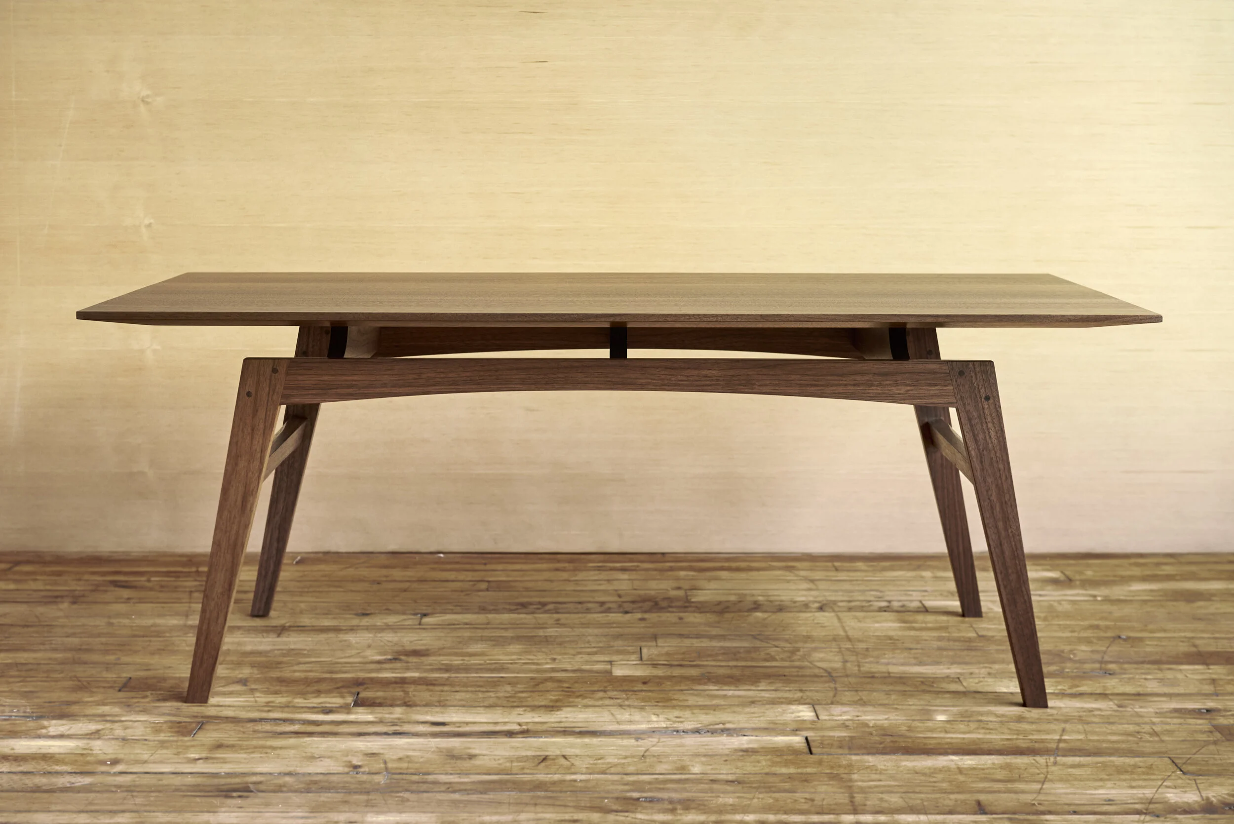 Walnut coffee table.