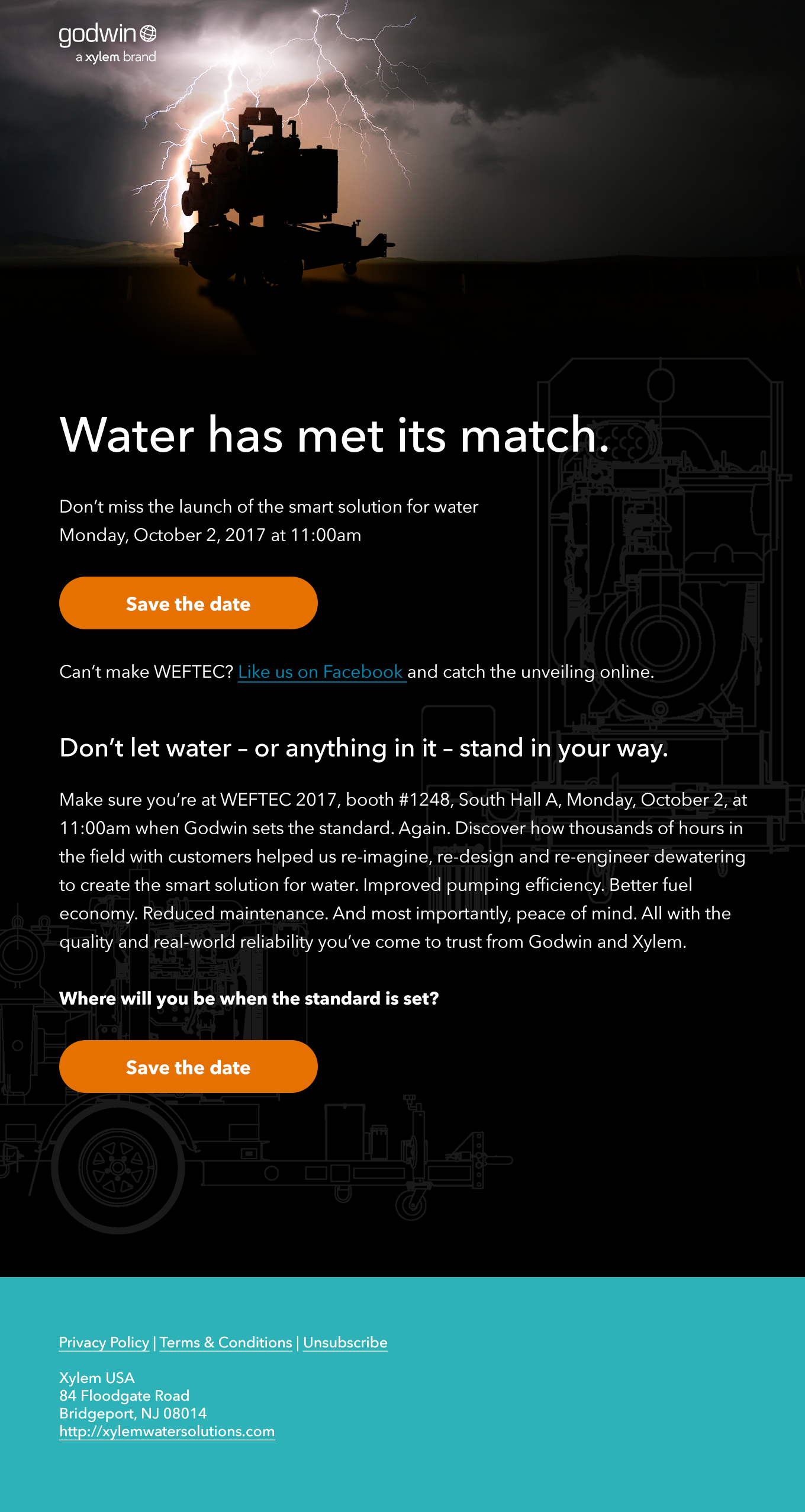 Teaser launch event email