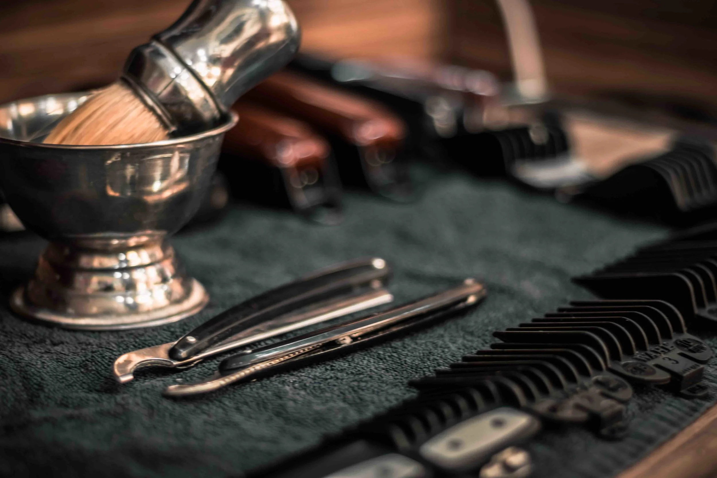 straight blade razor shave men