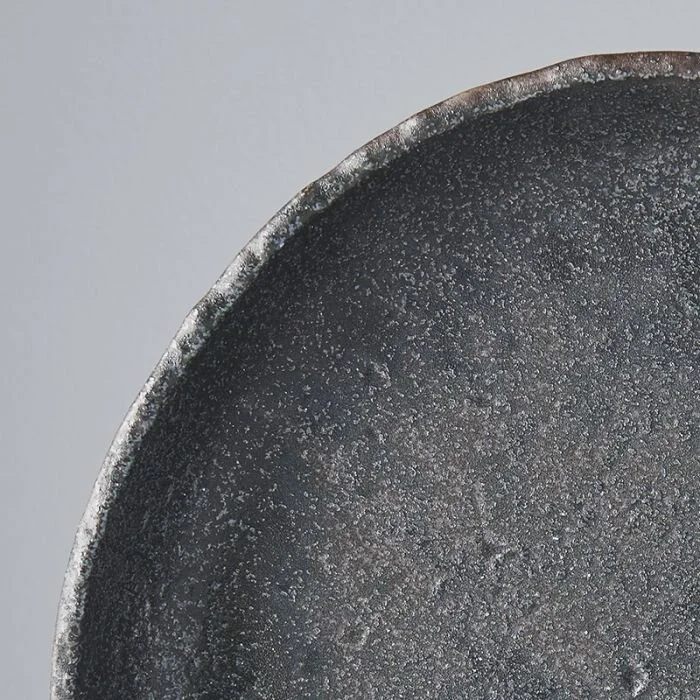 Side Serve Tableware Hire Perth Plates, Bowls, Chargers Onigiri Black Stone Bowl