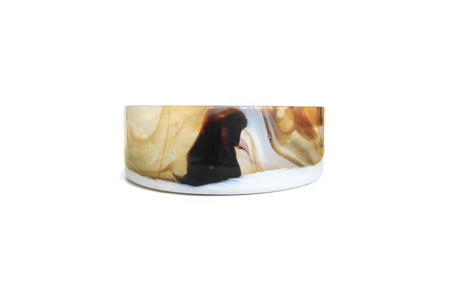 Side Serve Tableware Hire Perth Serveware Swirl Glass Bowl