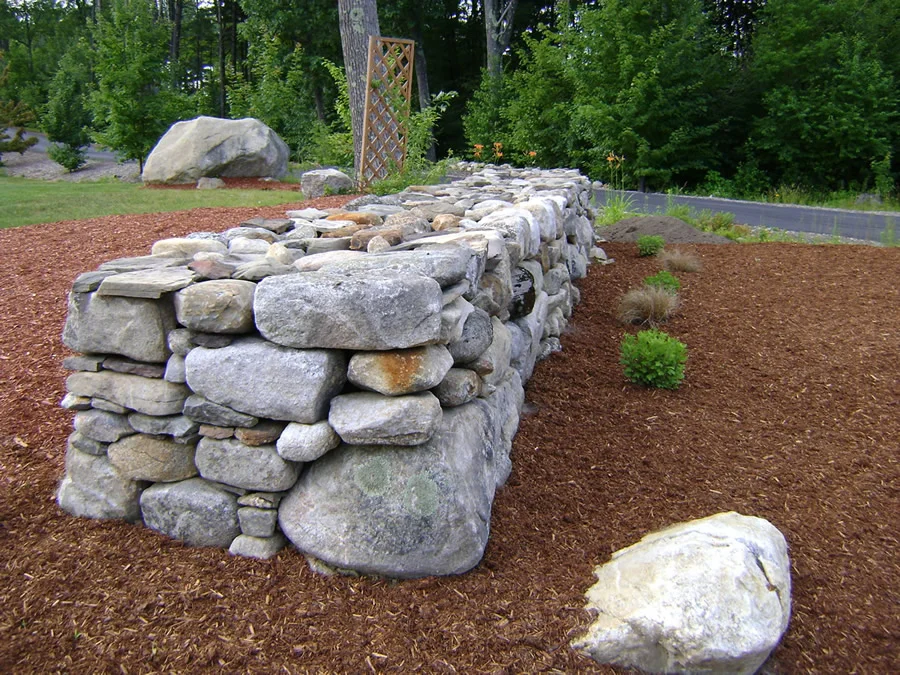 New England style farm wall.