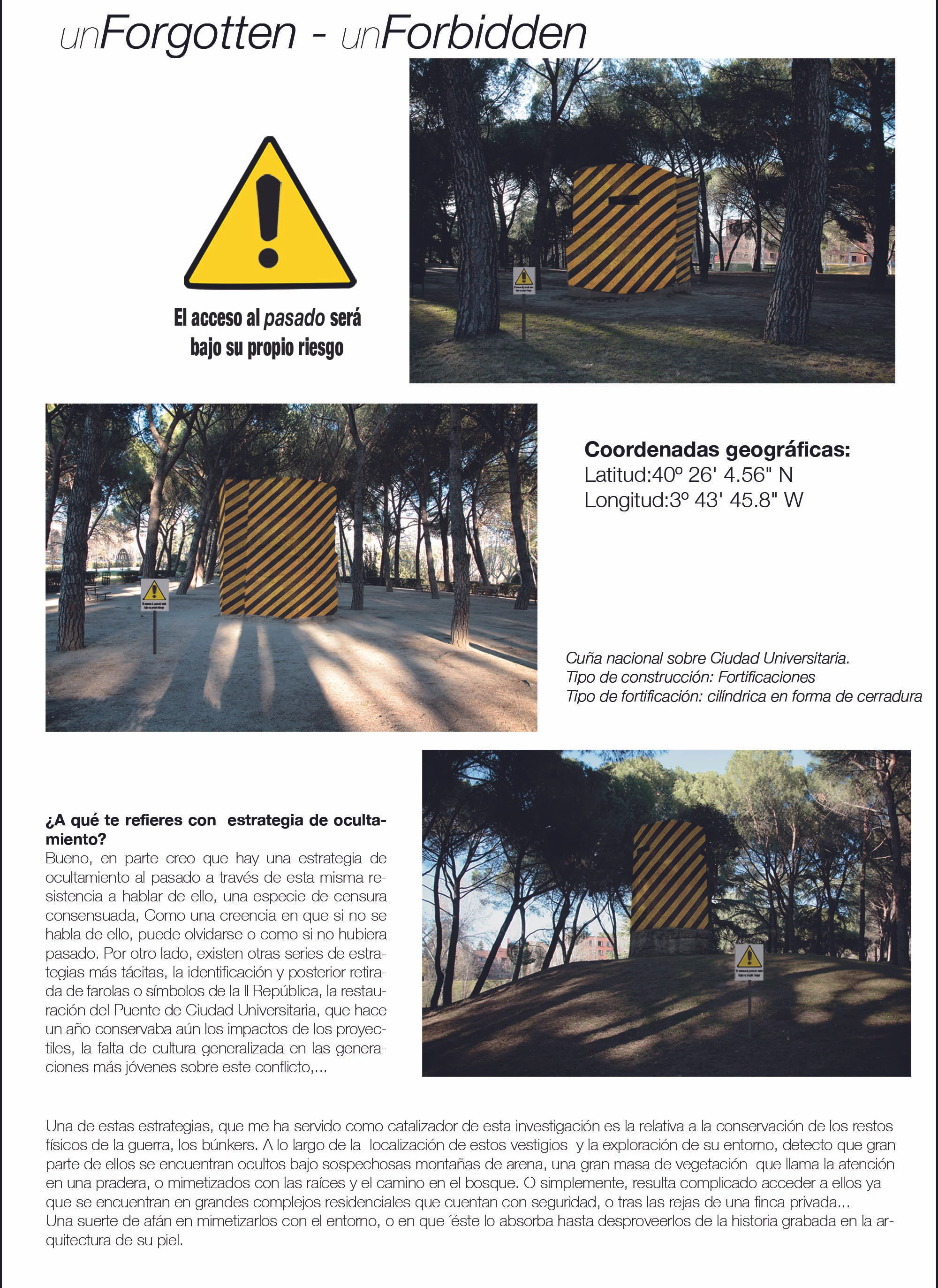 Conmemoria (2015)/ LA ISLA UTOPIA:PAISAJES DE UNA GUERRA exhibition at Casa de Velázquez, Madrid