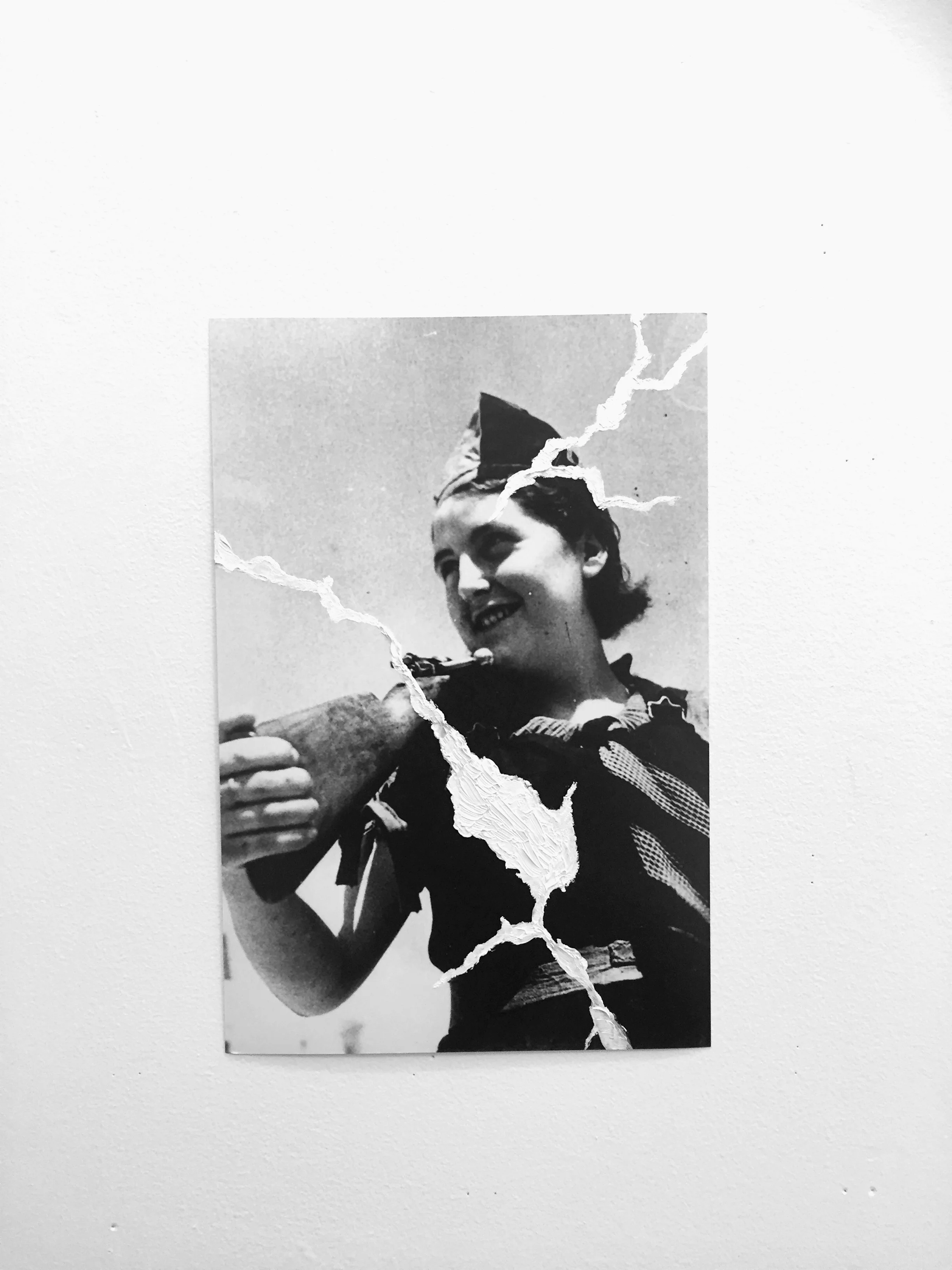 Infrastructure of Counter-History 03 (2017)/ Photography and oil