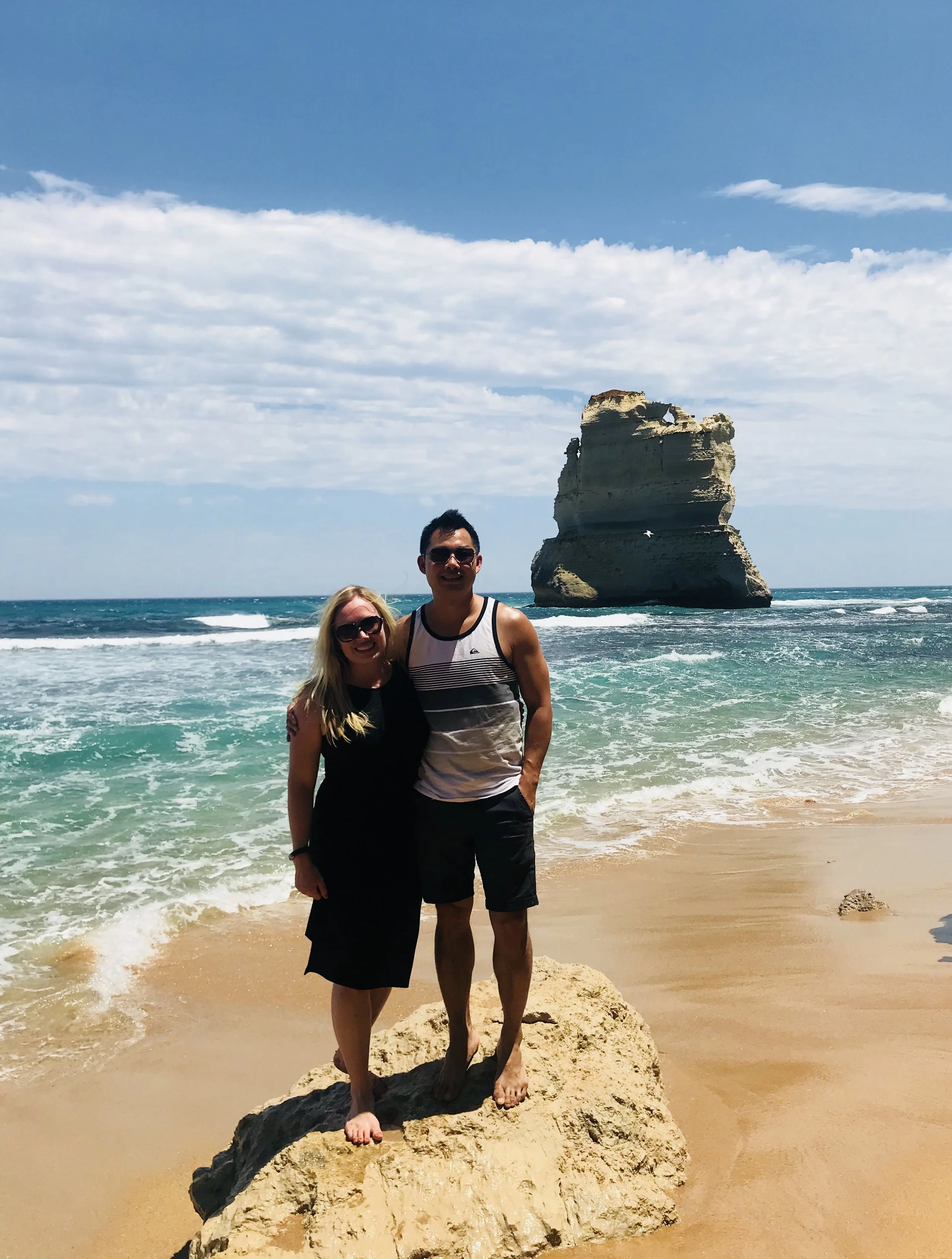Celebrating Tj's Birthday - Great Ocean Road