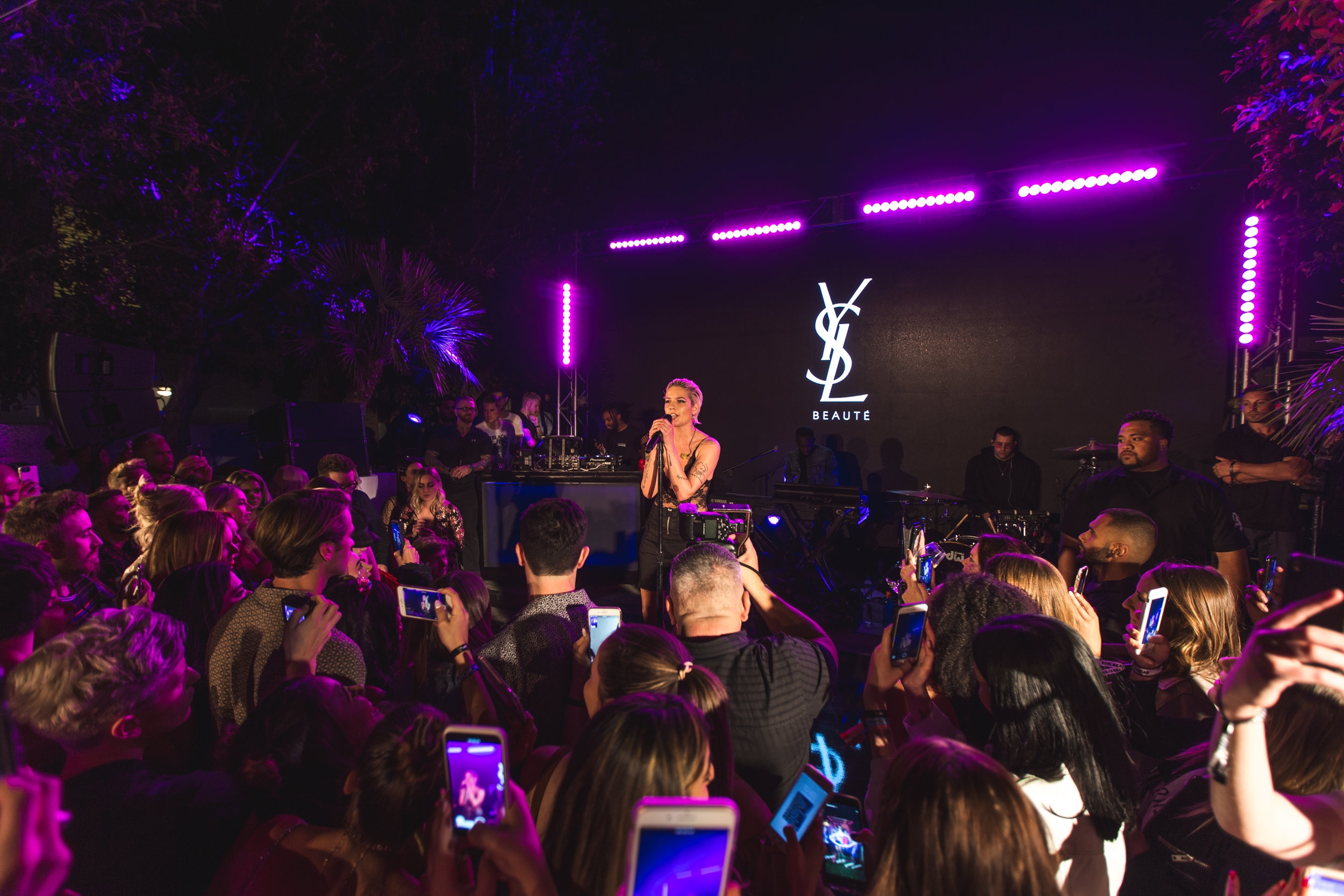  YSL Coachella Beauty Festival with Halsey  Palm Springs  