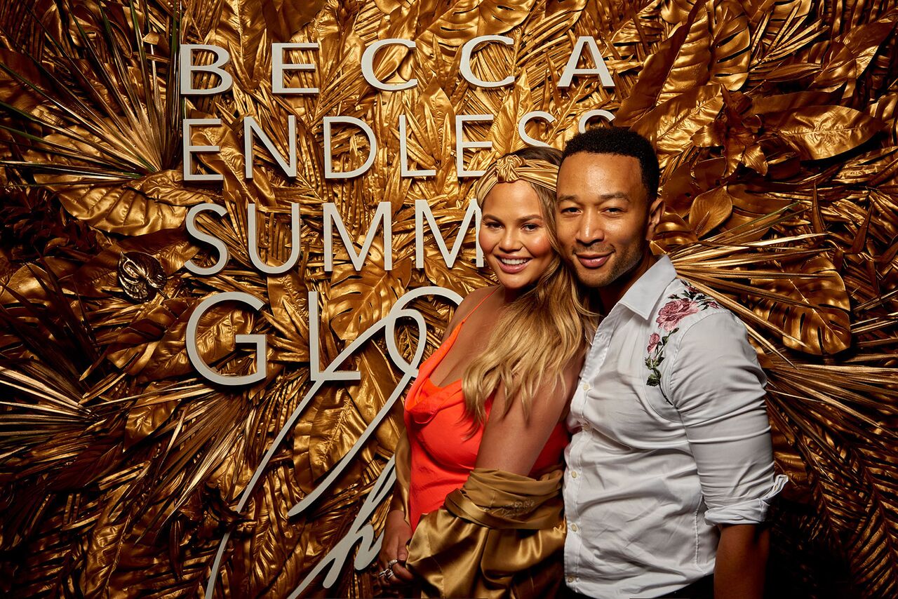 Becca Cosmetics Endless Summer Glow Event with Chrissy Teigen