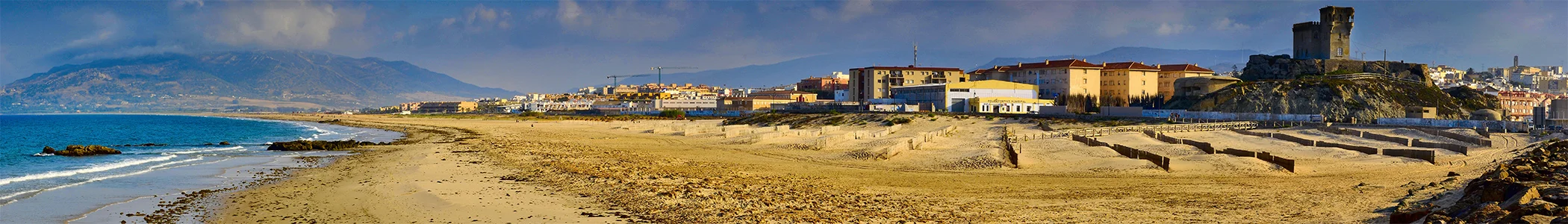 Tarifa in Southern Spain is just across from Tangiers in Morocco…