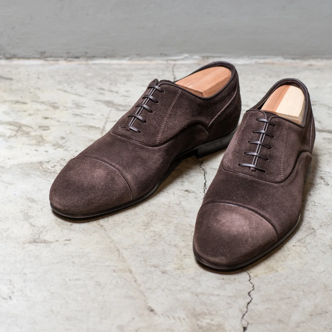 SHOE 2800 Sek Suede Oxford shoe, goodyear