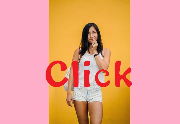 Scroll view beautiful girl