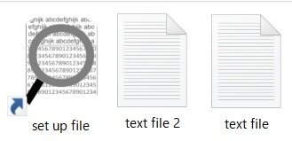 2) ファイル（set up file）を選択下さい