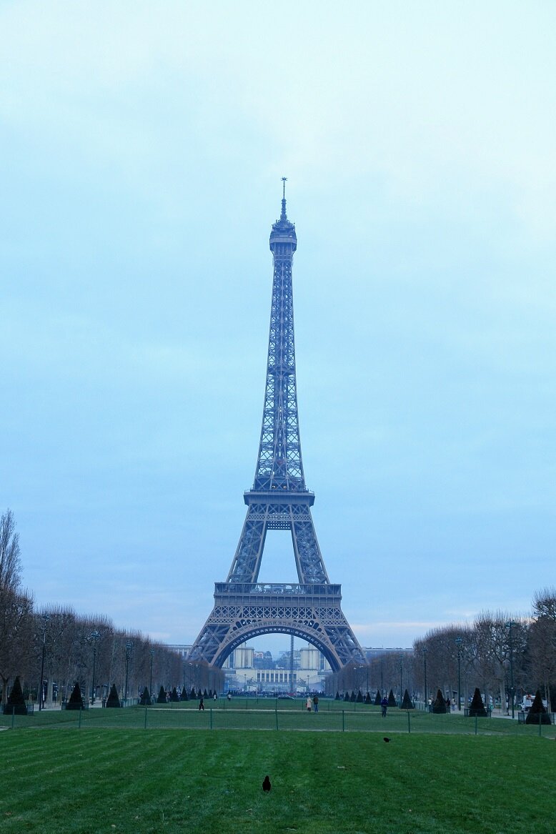 Paris, Eiffel Tower park view