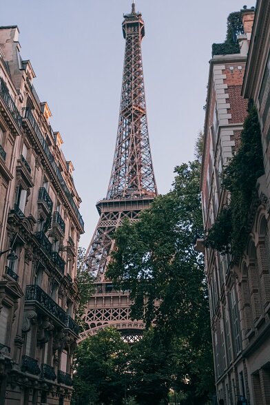 Paris, Eiffel Tower street view