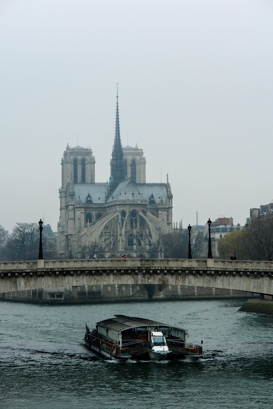 Paris, Notre Dame river view