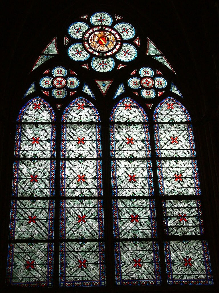 Paris, Notre Dame stained glass