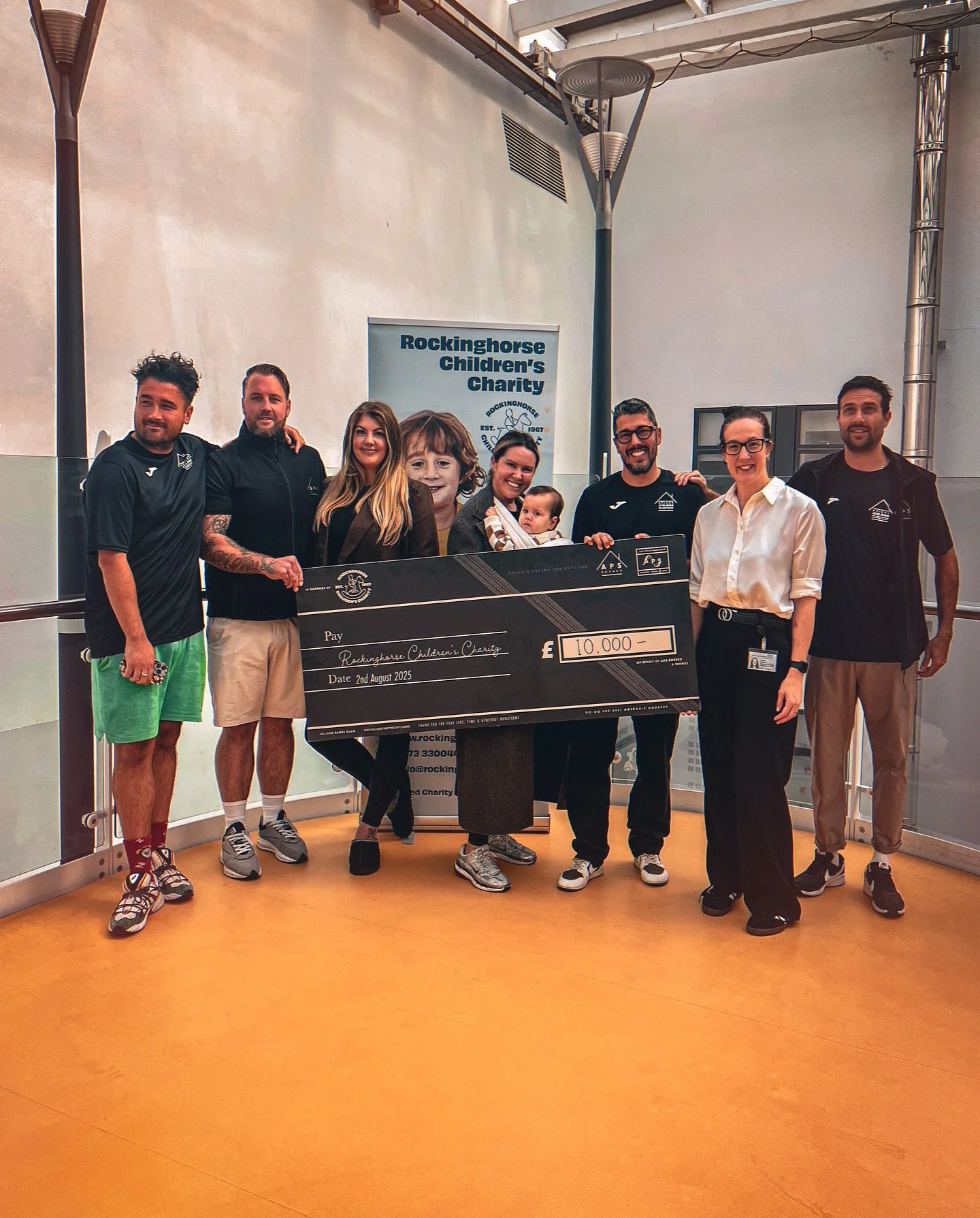 What an unforgettable day 💙💛 We had the privilege of visiting The Royal Alexandra Children&rsquo;s Hospital in Brighton to hand over our cheque to @rockinghorse67.

Together, we raised an incredible &pound;10,000 for one of the city&rsquo;s most ch