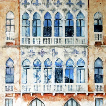 Nancy Mims Hartsfield Windows in Moorish Style , Mixed Media
