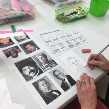 Printmaking! Bicentennial Portraits of famous Alabamanians (2018)