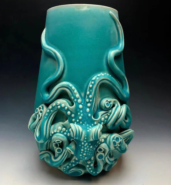 Octopus Vase by Stacy Morgan