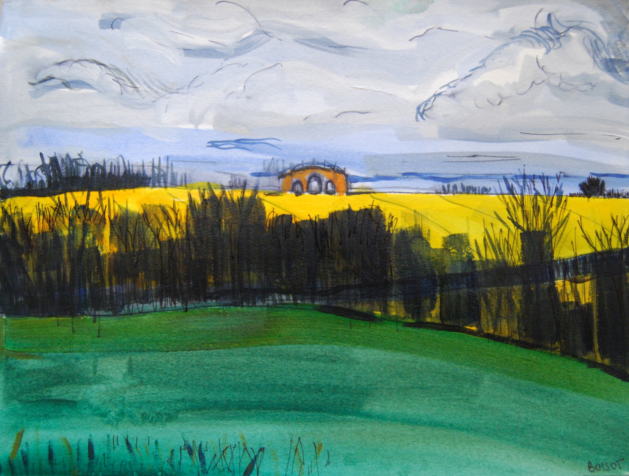 Eyecatcher from the sheep field.