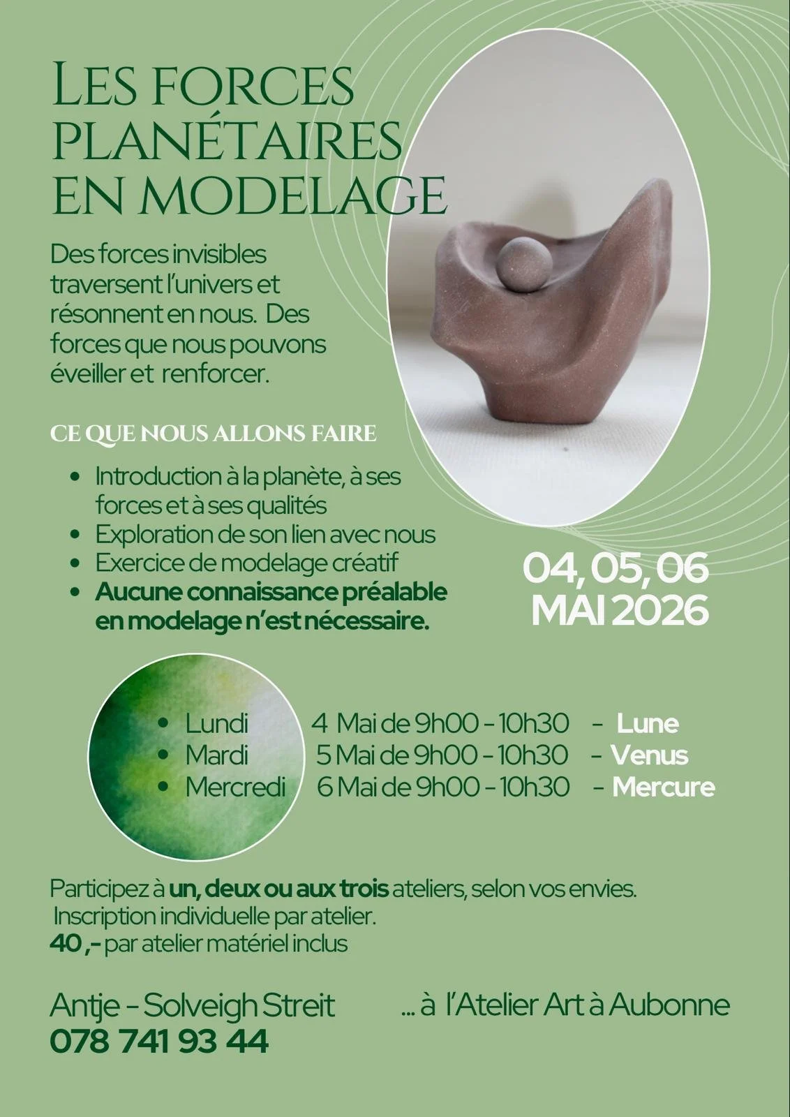 Atelier Modelage - Par Antje Solveigh Streit 