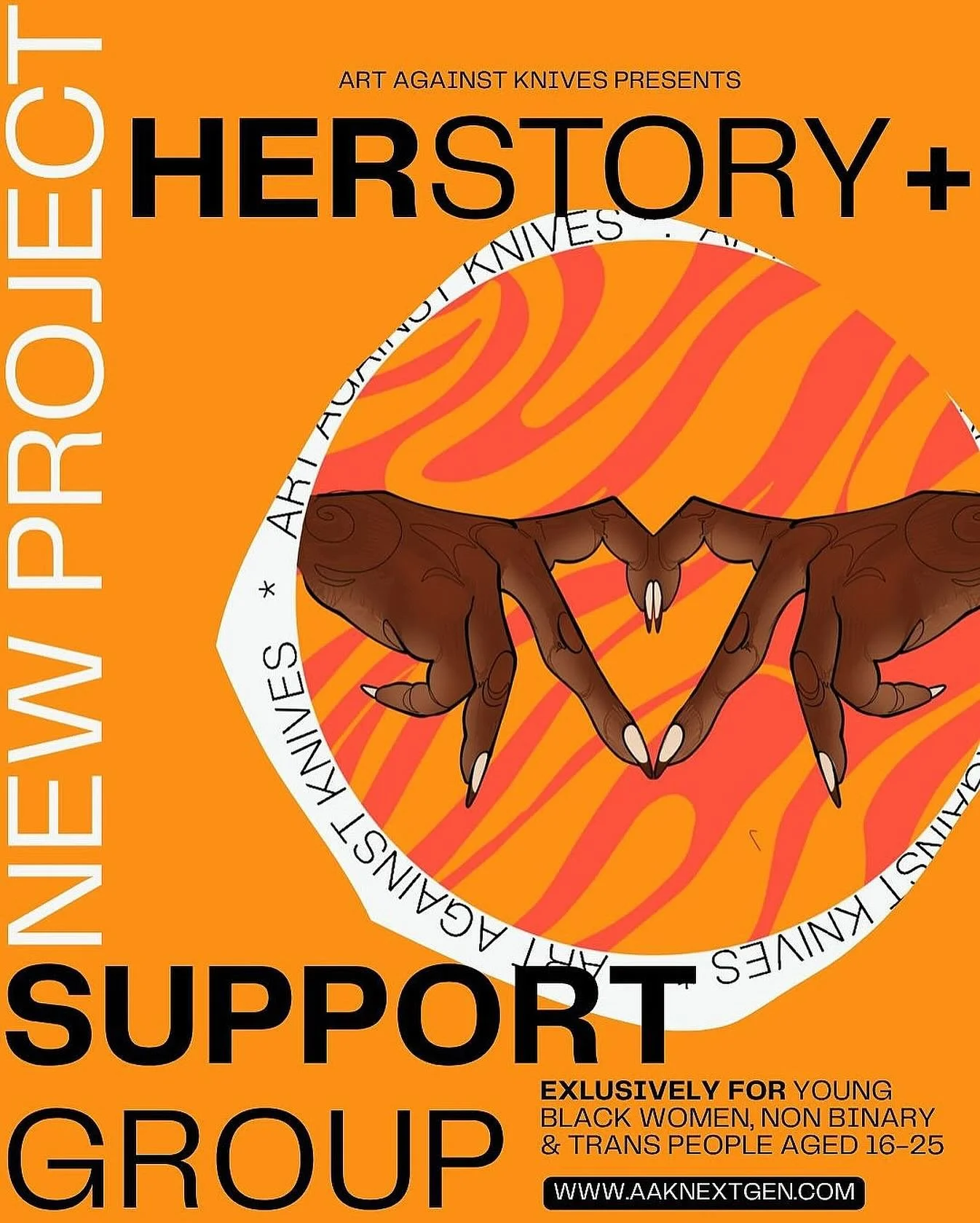 Looking for a safe space to talk, connect &amp; grow? 

🧡Come and join our new project, Herstory+ a brand new support group for young black &amp; mixed heritage women aged 16-25 in Barnet. Together, we will explore healing, empowerment &amp; wellbei