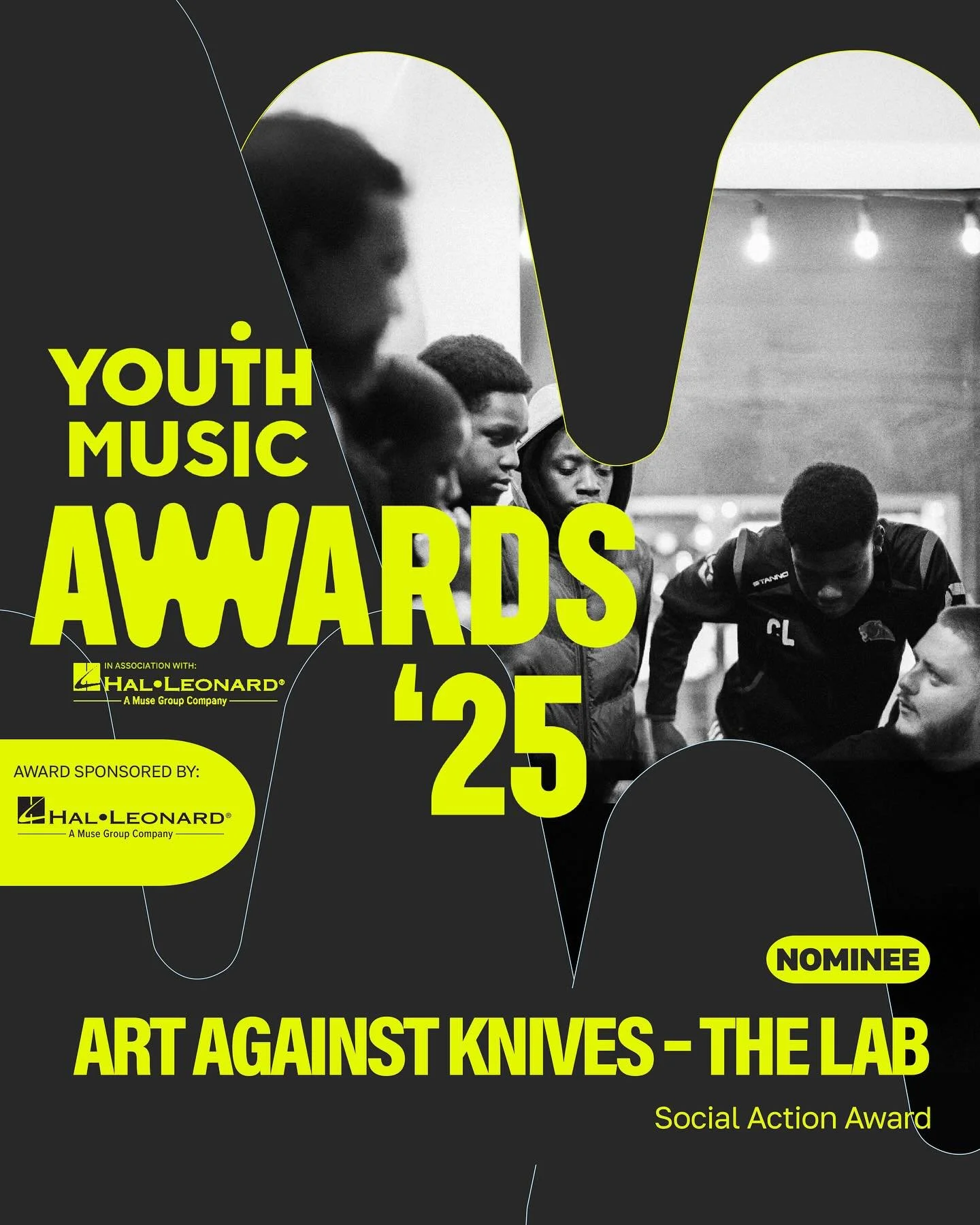 Big News. We&rsquo;ve been shortlisted for the @youthmusicuk Social Action Award for our outstanding contribution to local community and social justice issues.

We&rsquo;re so proud of our music studio @the_labaak, which celebrates its 10th Birthday 