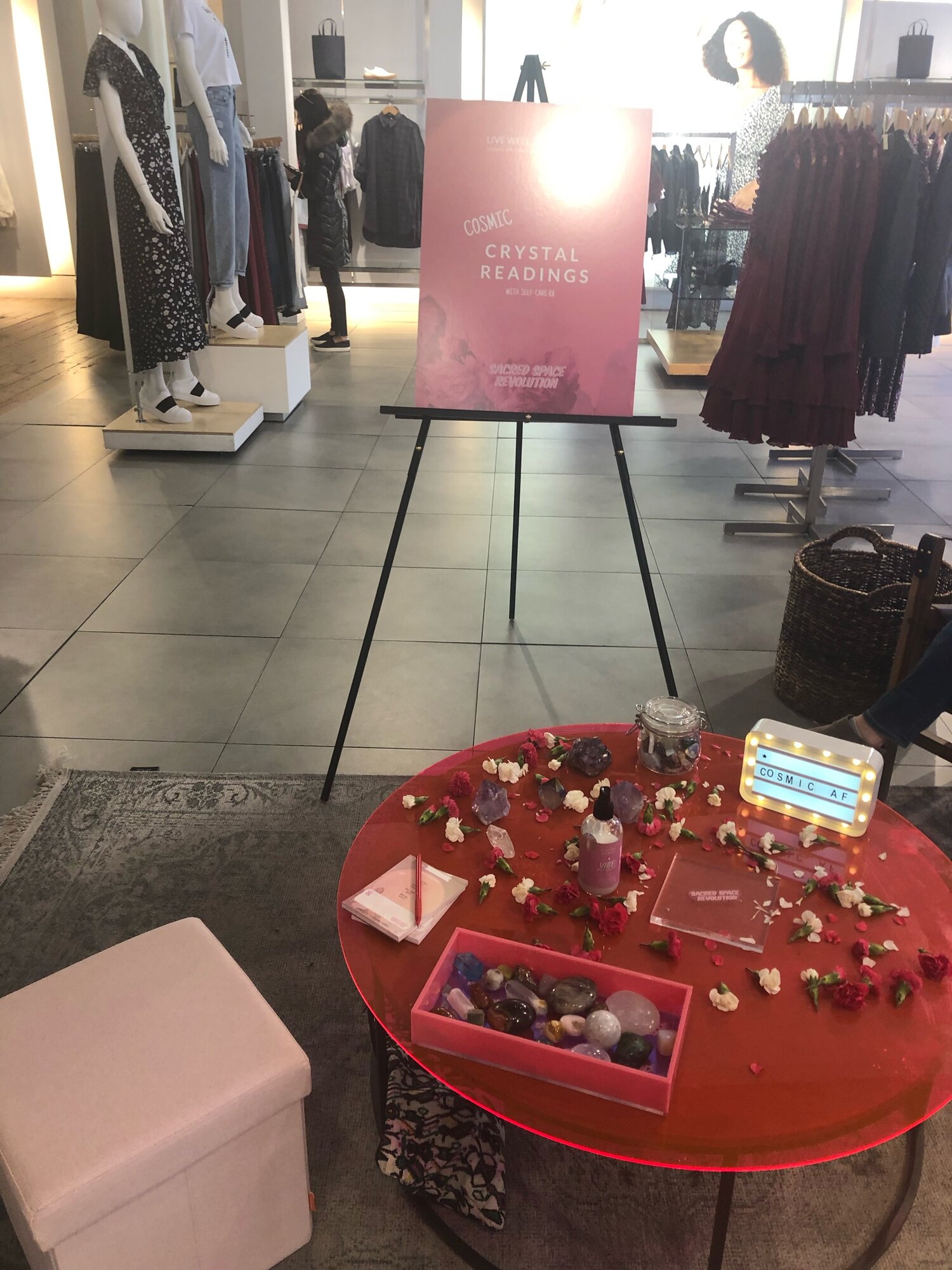 Crystal Readings for French Connection Spring Launch