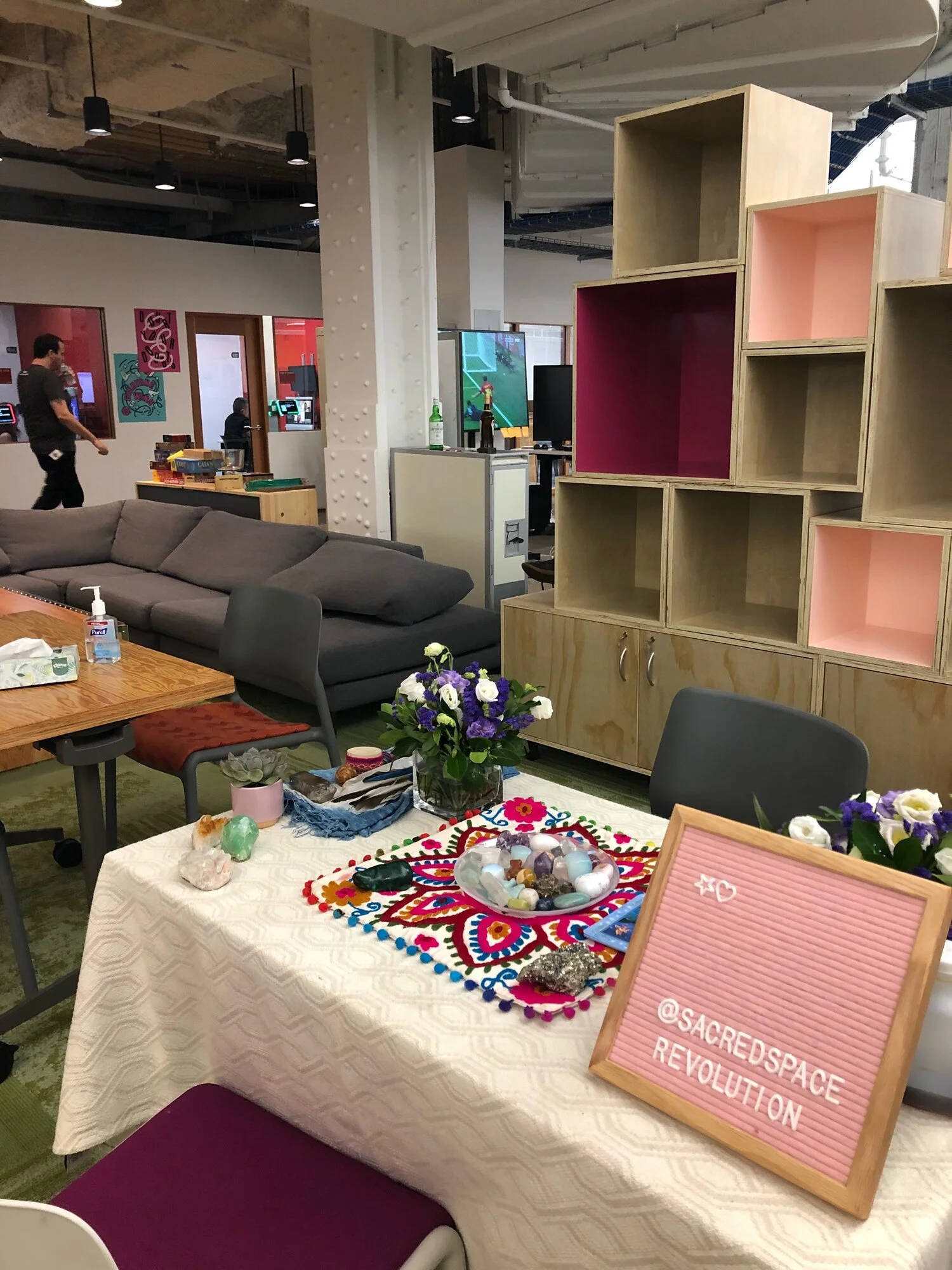 Crystal Readings and Ceremony at Facebook Headquarters