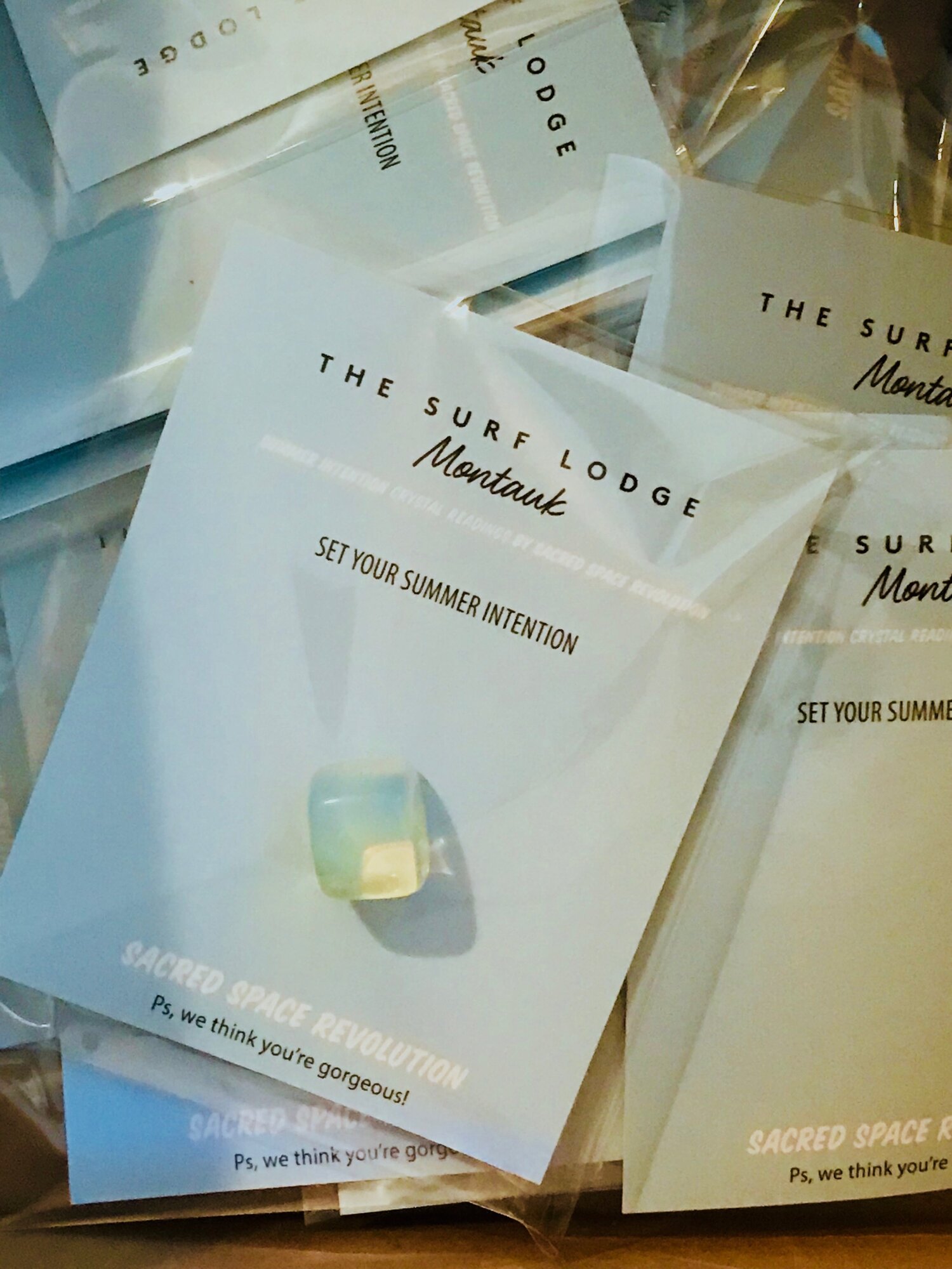 Custom Crystals for The Surf Lodge Summer Kickoff