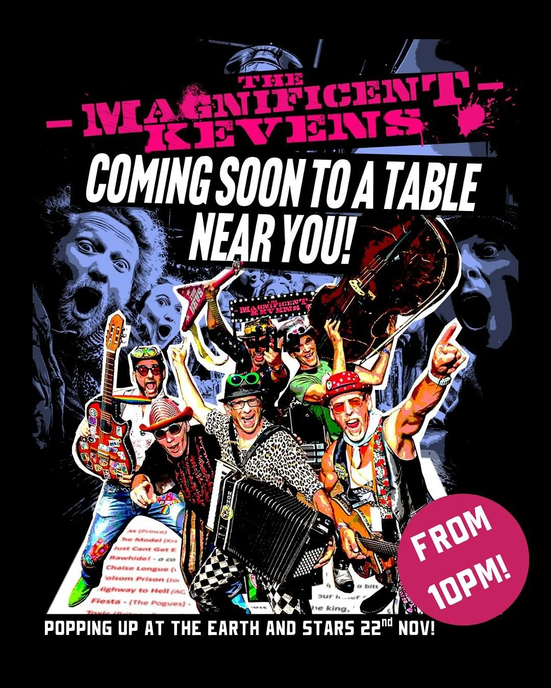 Bit of a bumper Saturday evening for you all this week 🚨

We have our fabulous neighbour DJ Urban Crminal gracing our decks with a set exploring all corners of the 70s, 80s, and 90s from 8pm. 

AND, to keep you on your toes, we have @themagnificentk