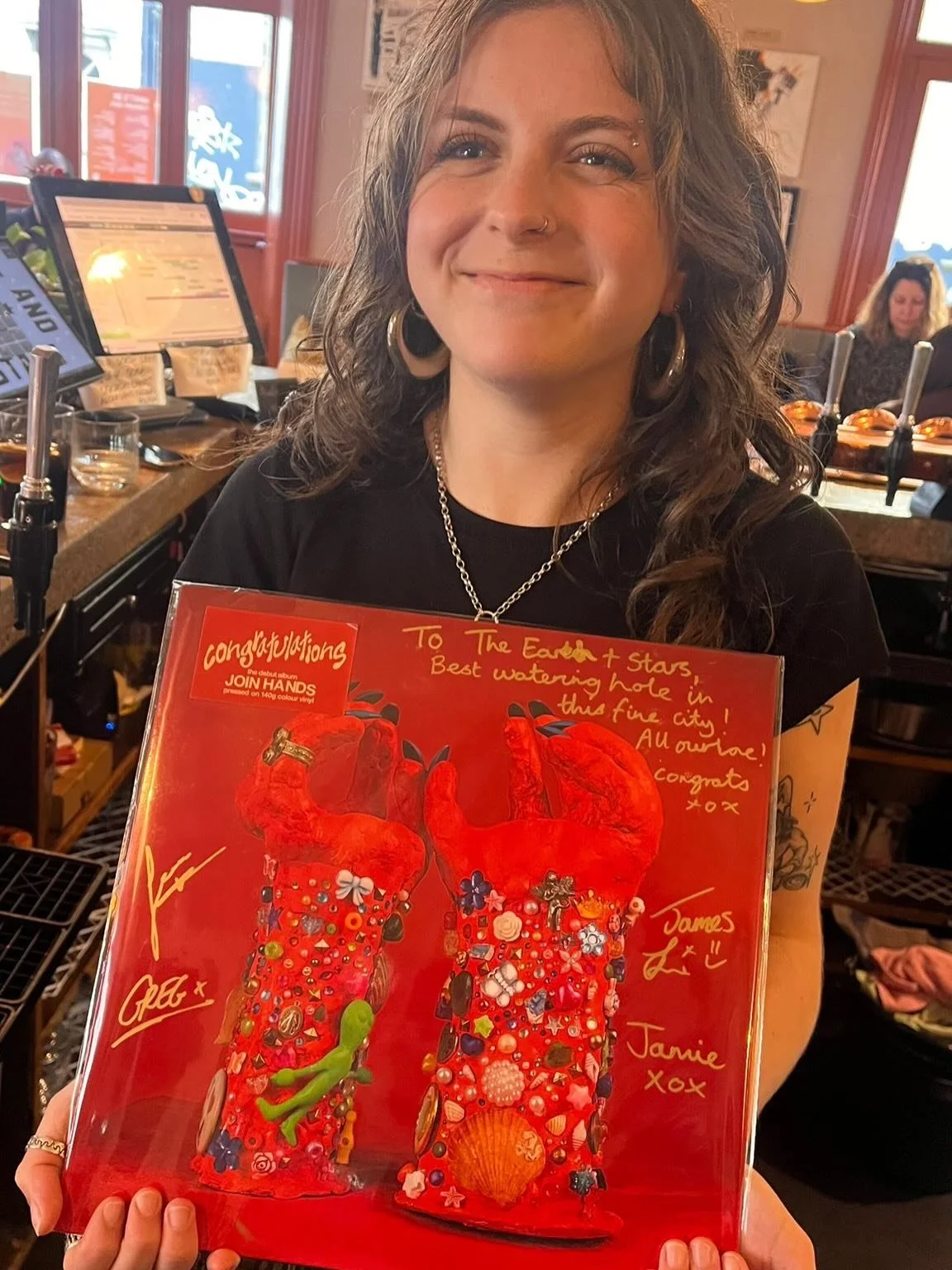 congratulations @congratulationstheband on their debut LP✨ we&rsquo;ll be spinning the aptly named &lsquo;join hands&rsquo; over this weekend of saint valentine along with a last month&rsquo;s sophomore release from @bella_union compatriots @plantoid