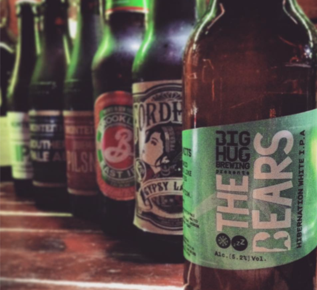 Our latest edition to the craft beers is THE BEARS WHITE IPA! 5.2%, made in England and each bottle you buy saves one square foot of rainforest! Awesome!
