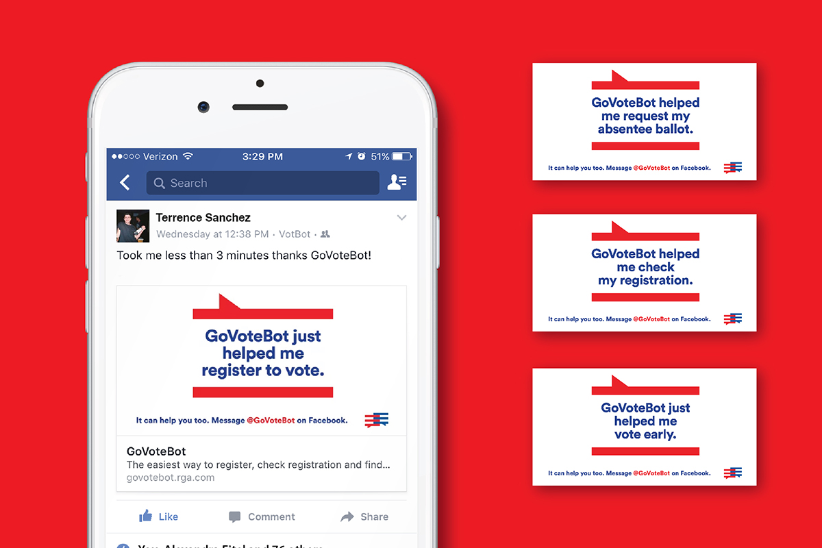 GoVoteBot is an end-to-end solution for getting voters the information they need to vote.