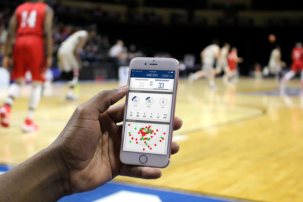 Analytics were captured by ShotTracker sensors.