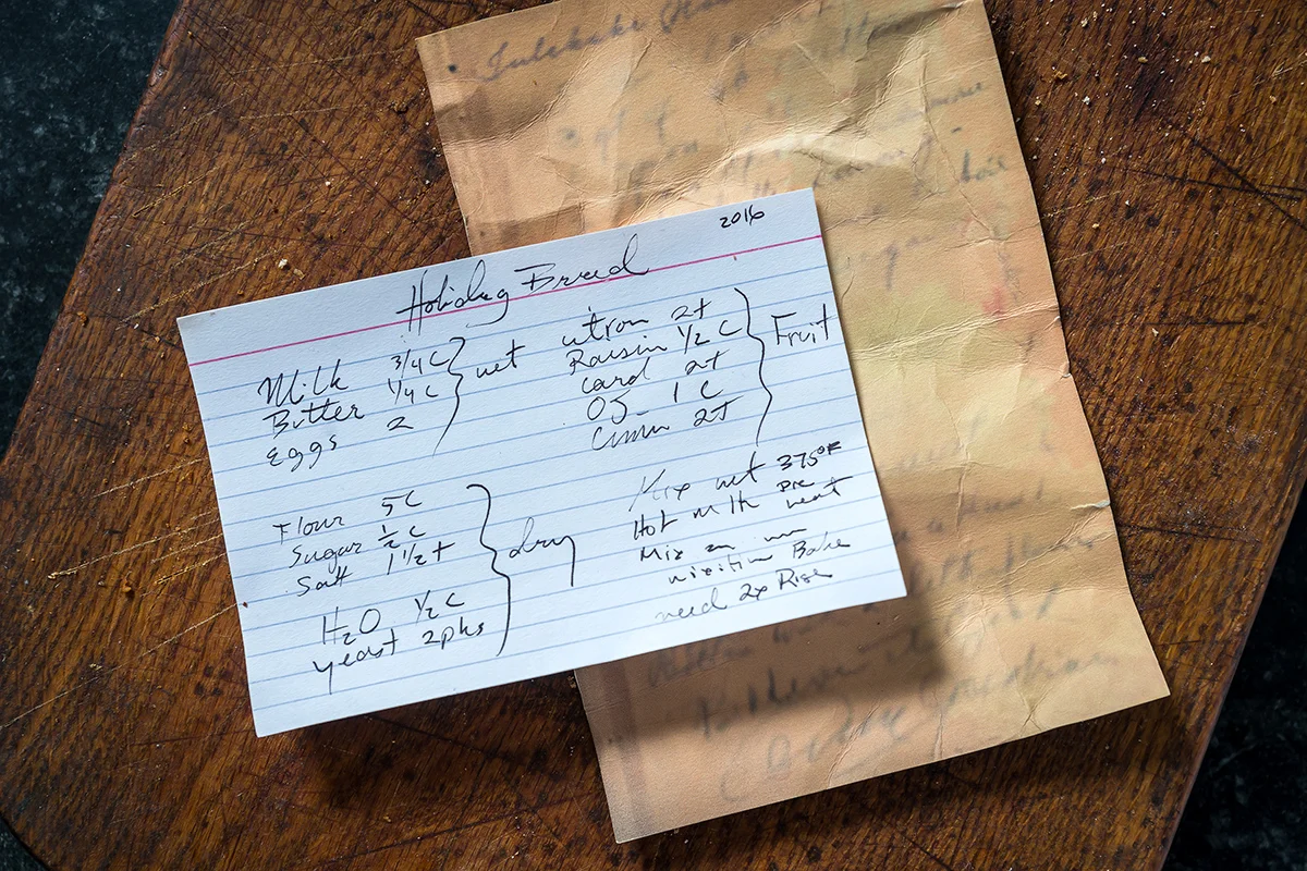 The recreated recipes can be passed down for generations to come
