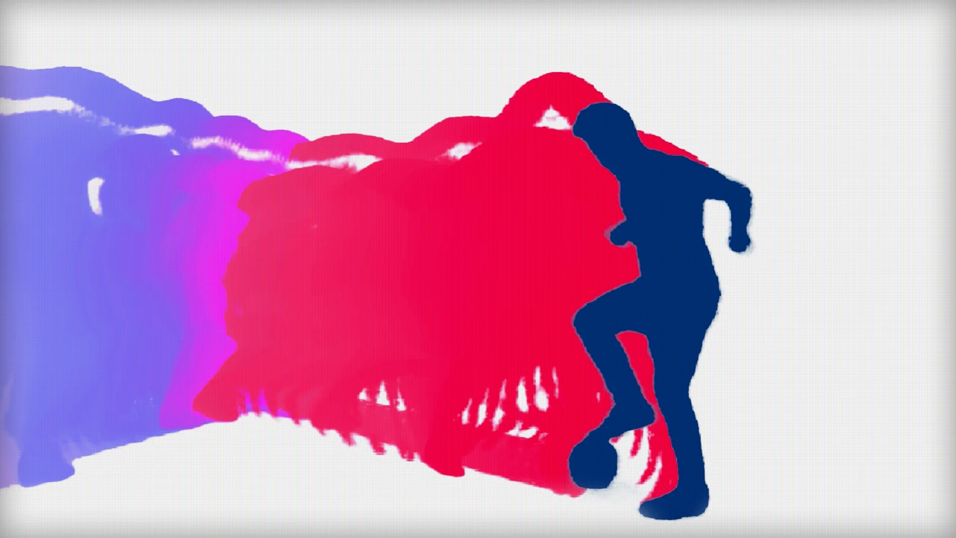 Each performance was processed and projected in real time immortalizing the best