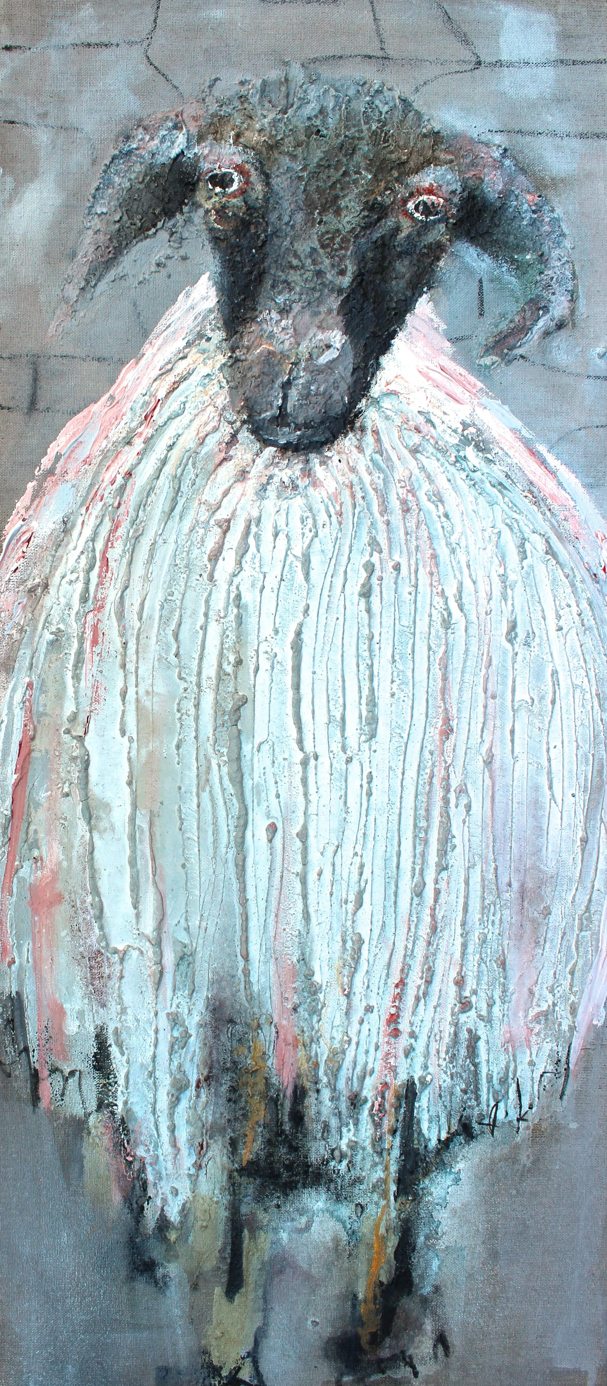 19- Sophie ( altgriechisch; die Weise), S19:21, Mischtechnik, 90x40, .(Schrammel)JPG.JPG