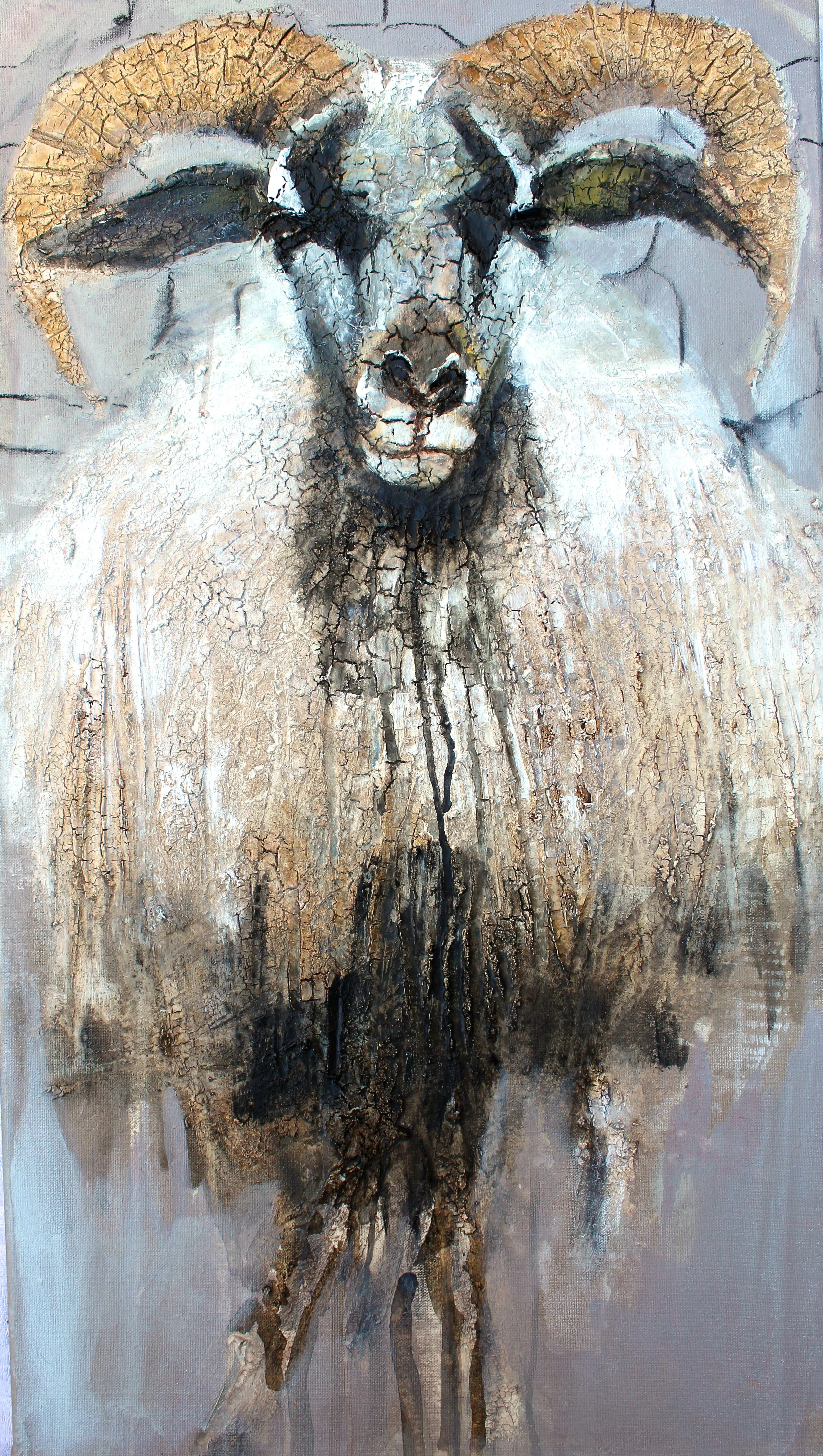 6- Sherab (Tibet, Weisheit), S6:21, , Mischtechnik, 90x50cm.(Lang)JPG.JPG