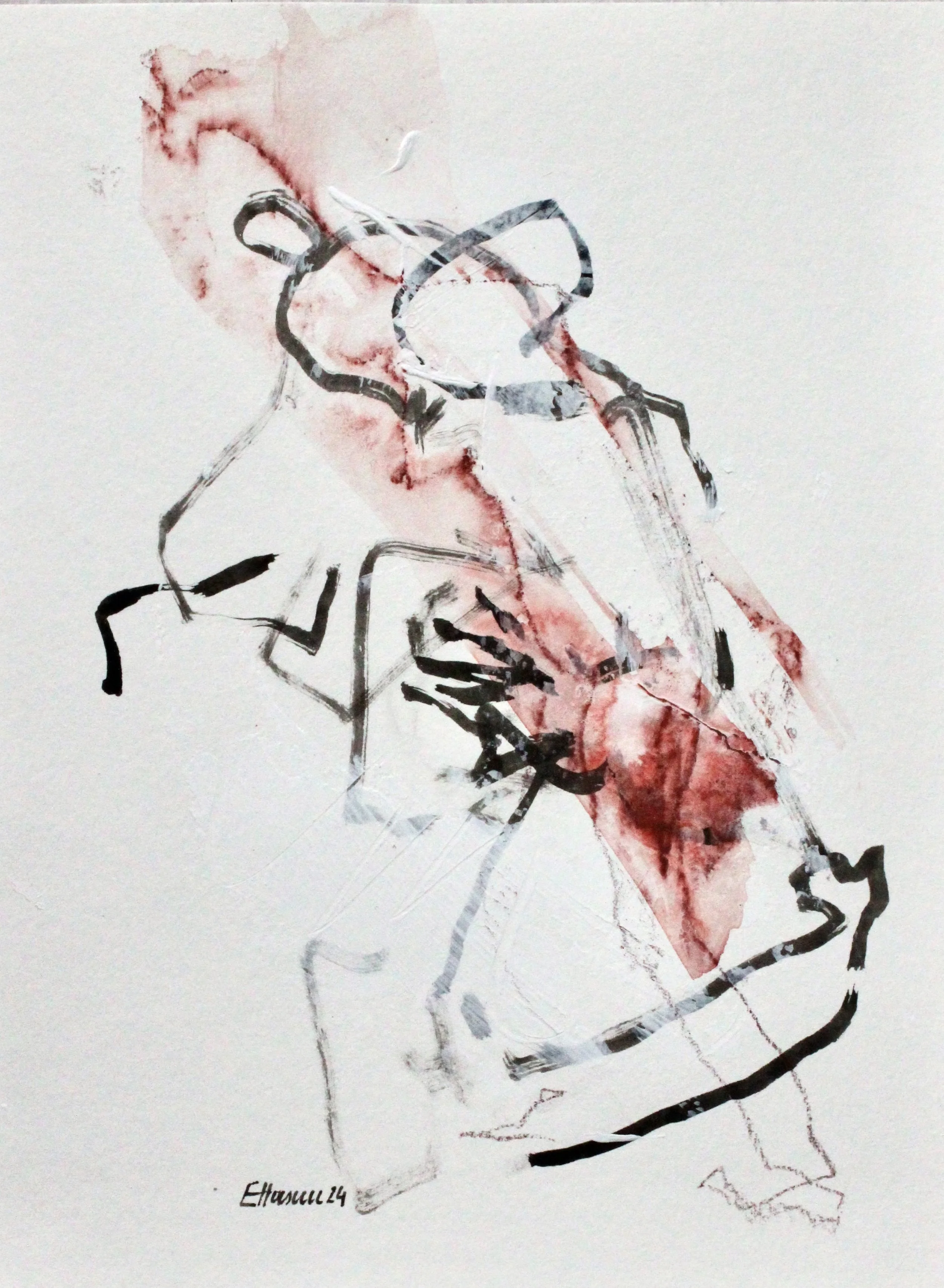 einAKTer:4, Tusche und Kreide auf Papier. 2024, 32x24cmJPG.JPG