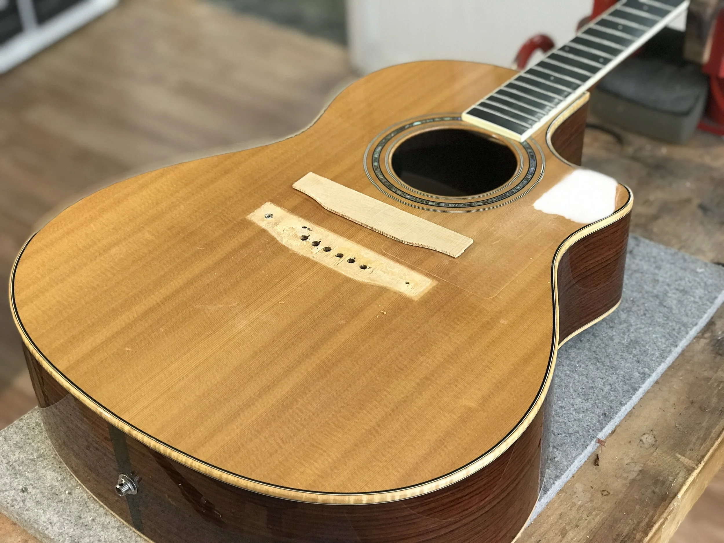 Bridge Re-glue and Top Damage