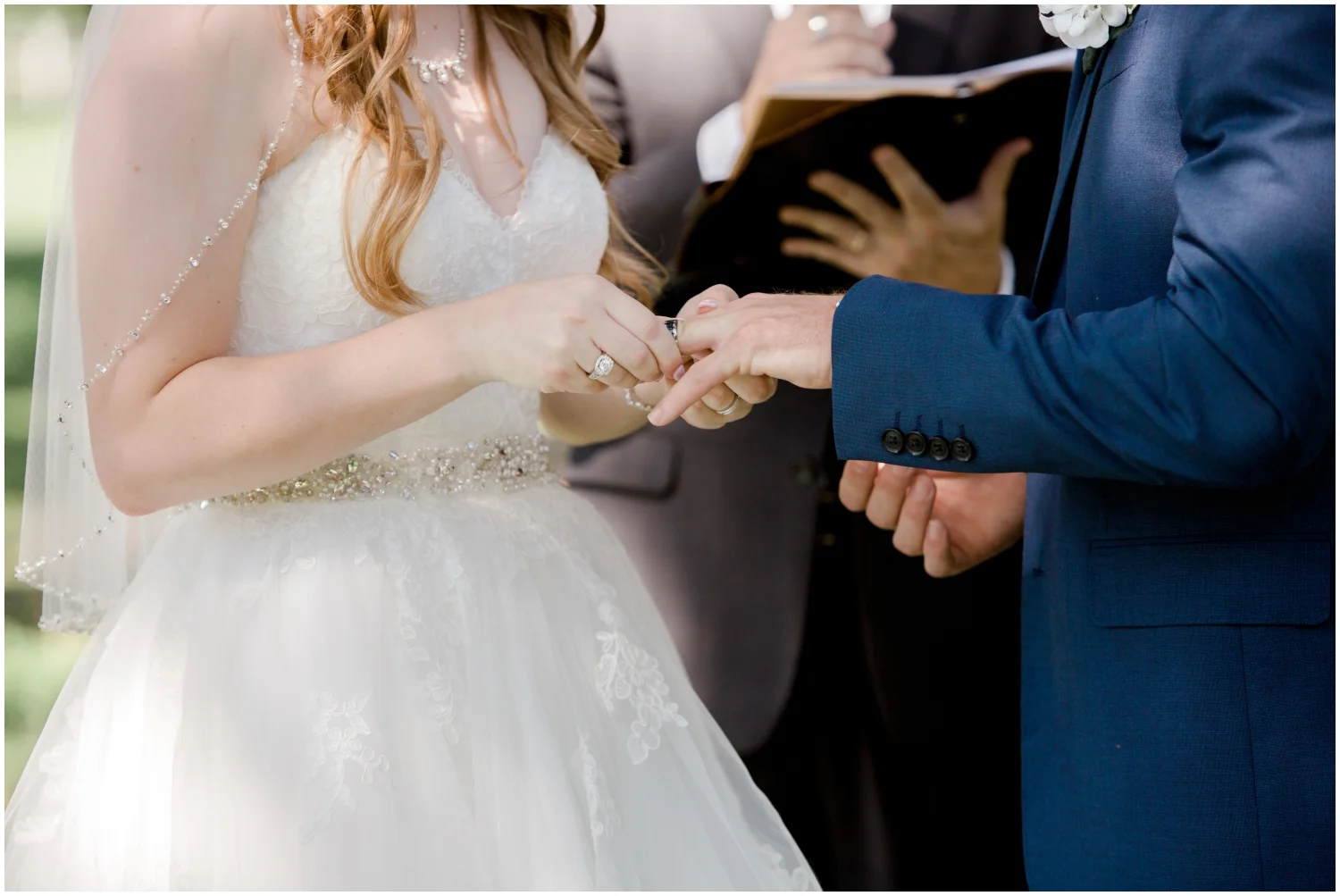outdoor wedding ceremony in Dade city