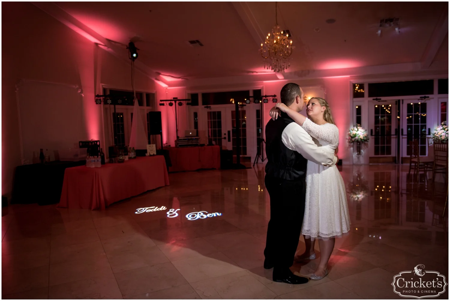 bride and groom at the Lange Farm