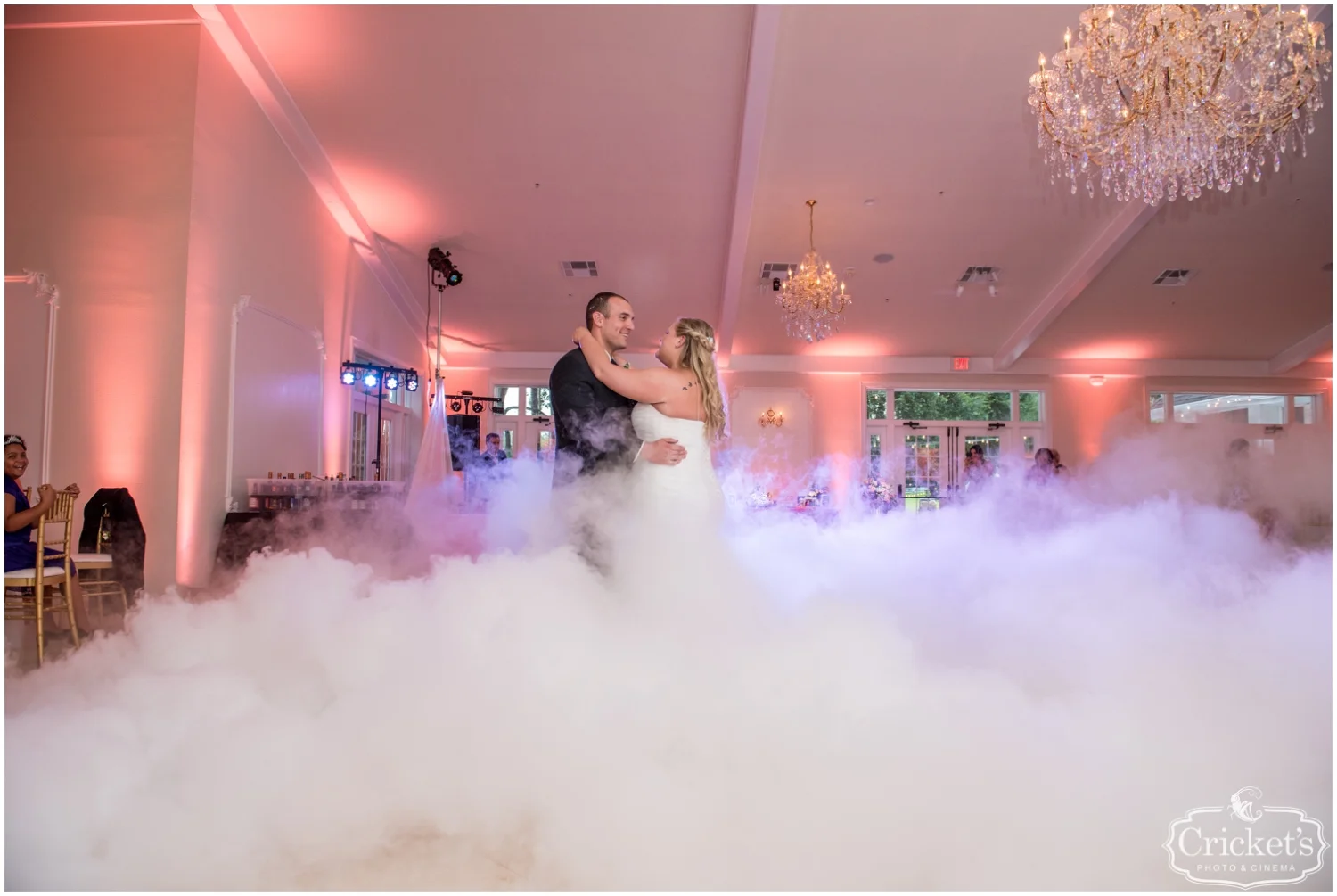Bride and groom’s first dance