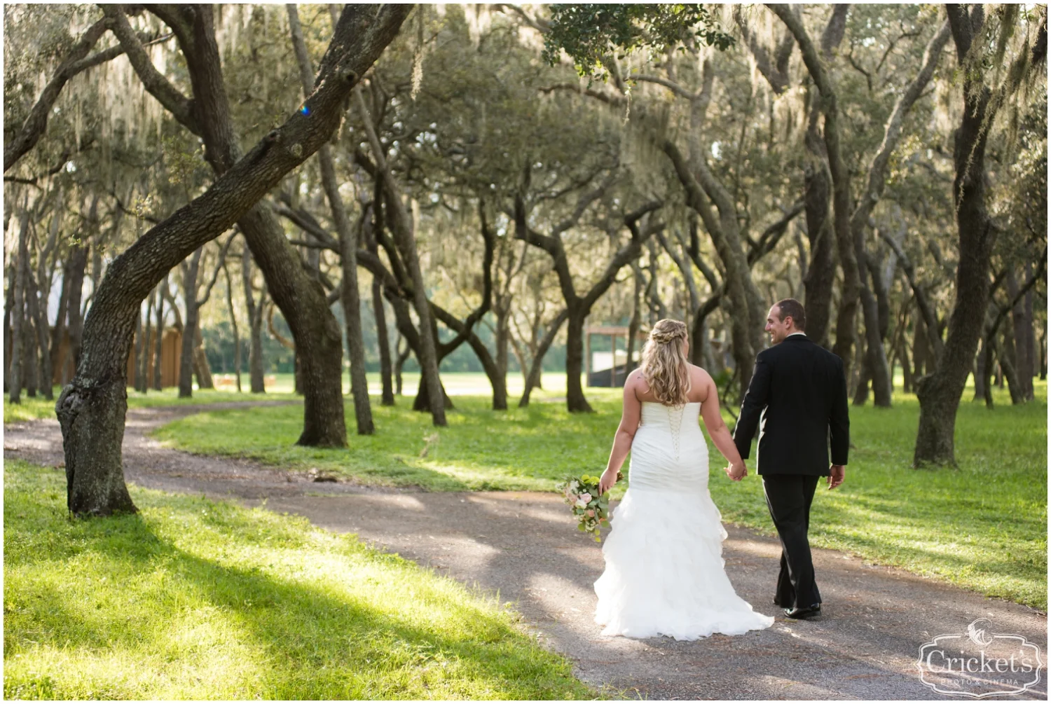 Bride and groom before their wedding